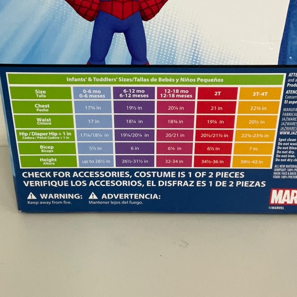 Marvel Spidey and Spin Toddler Costume Bundle Set - 2T Red and Black - Picture 6 of 7